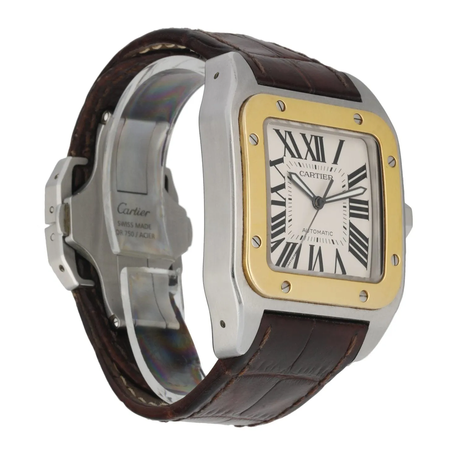 Cartier Santos 100 2656 Stainless Steel Automatic Men's Watch