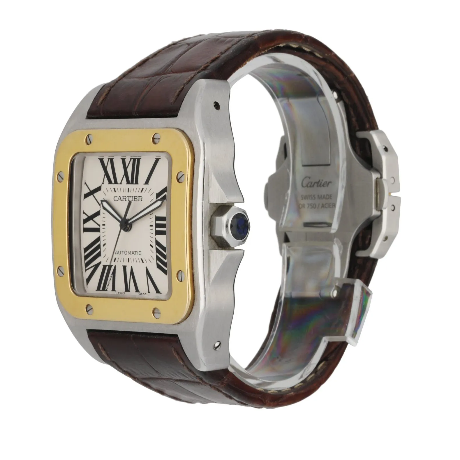 Cartier Santos 100 2656 Stainless Steel Automatic Men's Watch