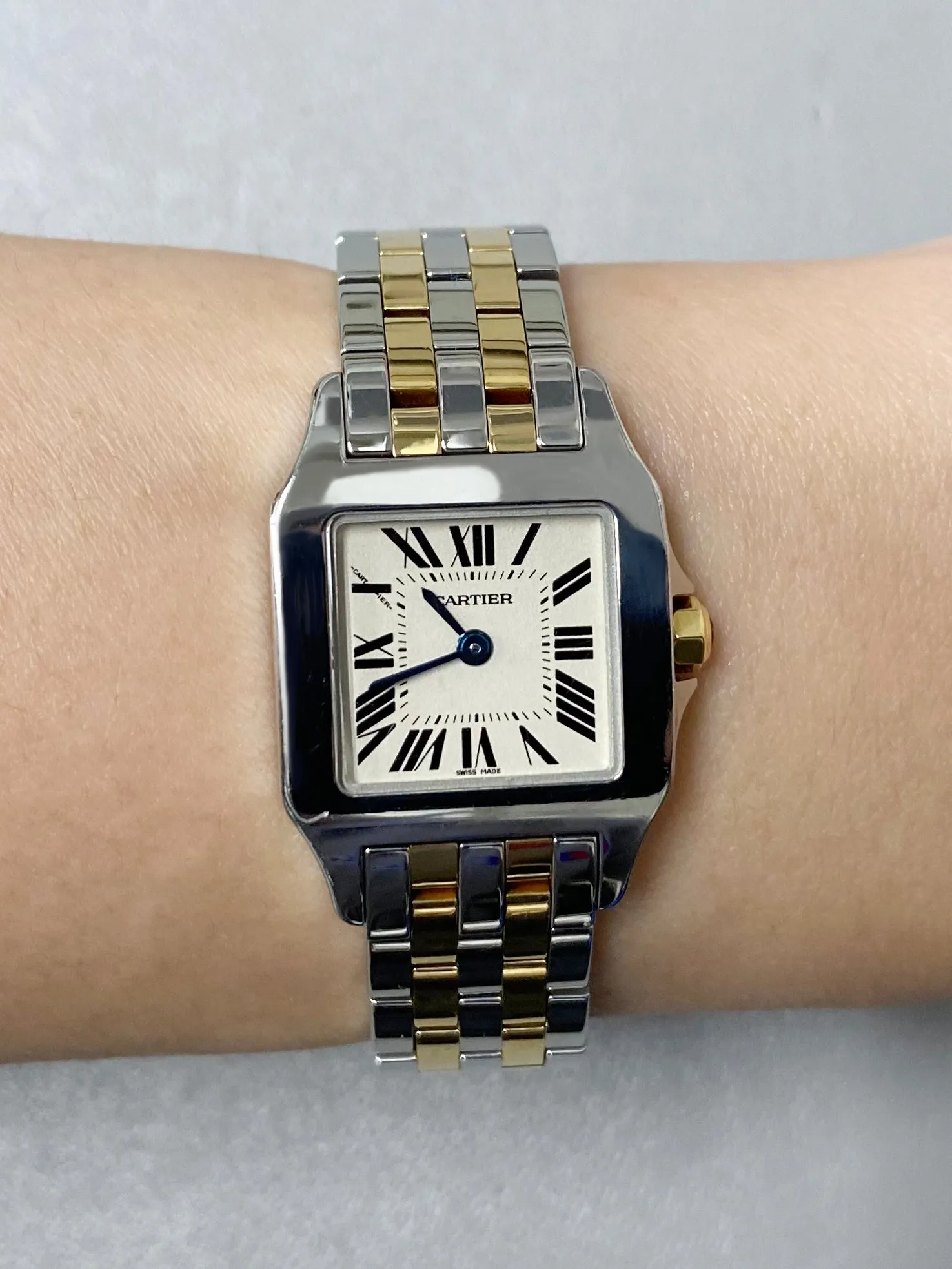 Cartier Santos Demoiselle 2698 Two-Row Ladies Watch