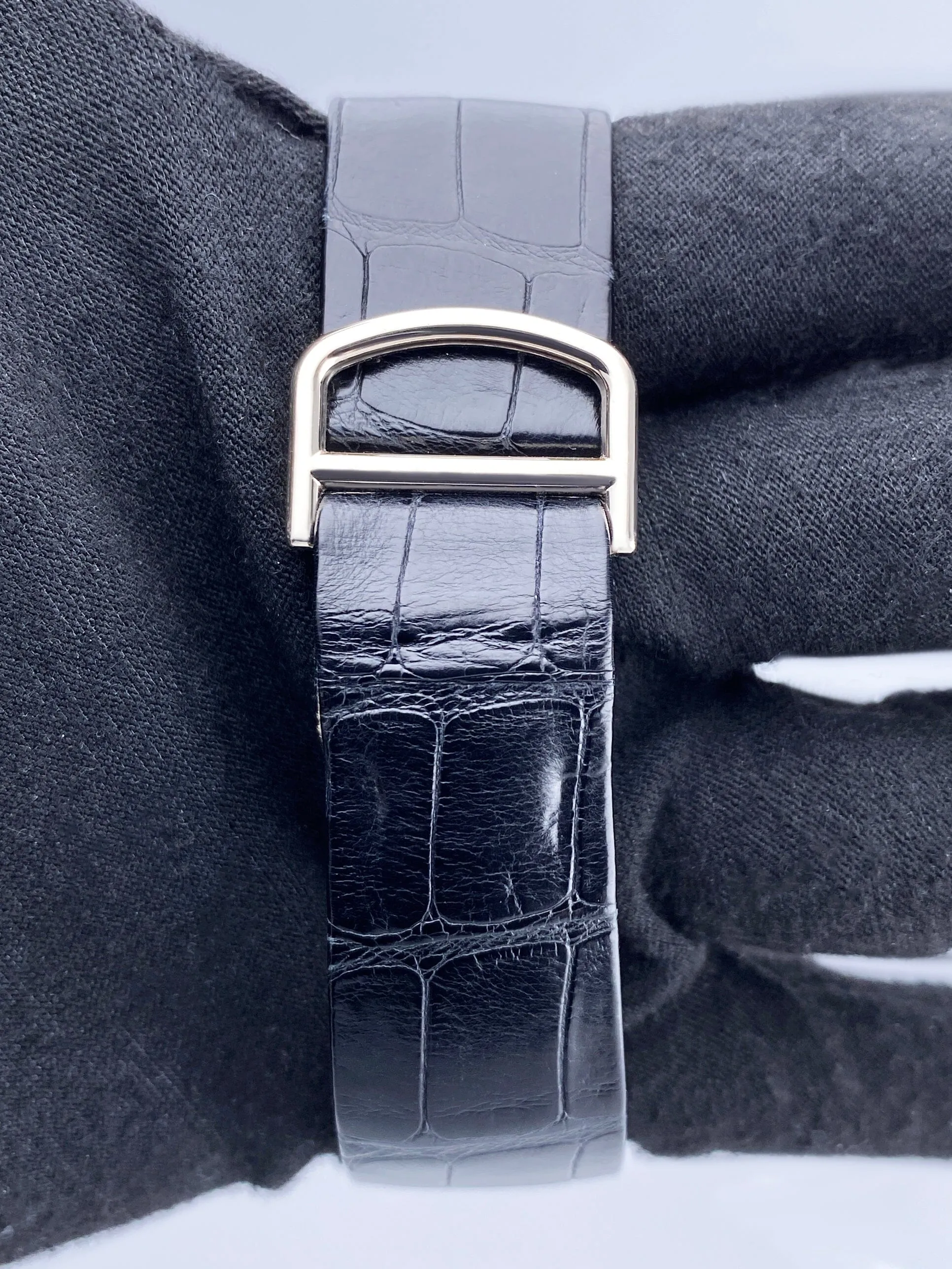 Cartier Santos Dumont W2007051 18K White Gold Mens Watch