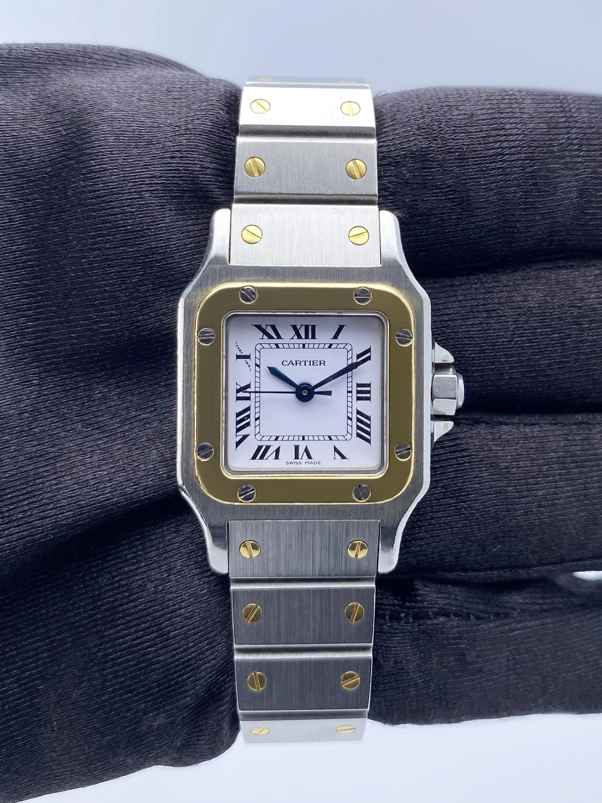 Cartier Santos Galbee 0902 Two-Tone Automatic Ladies Watch