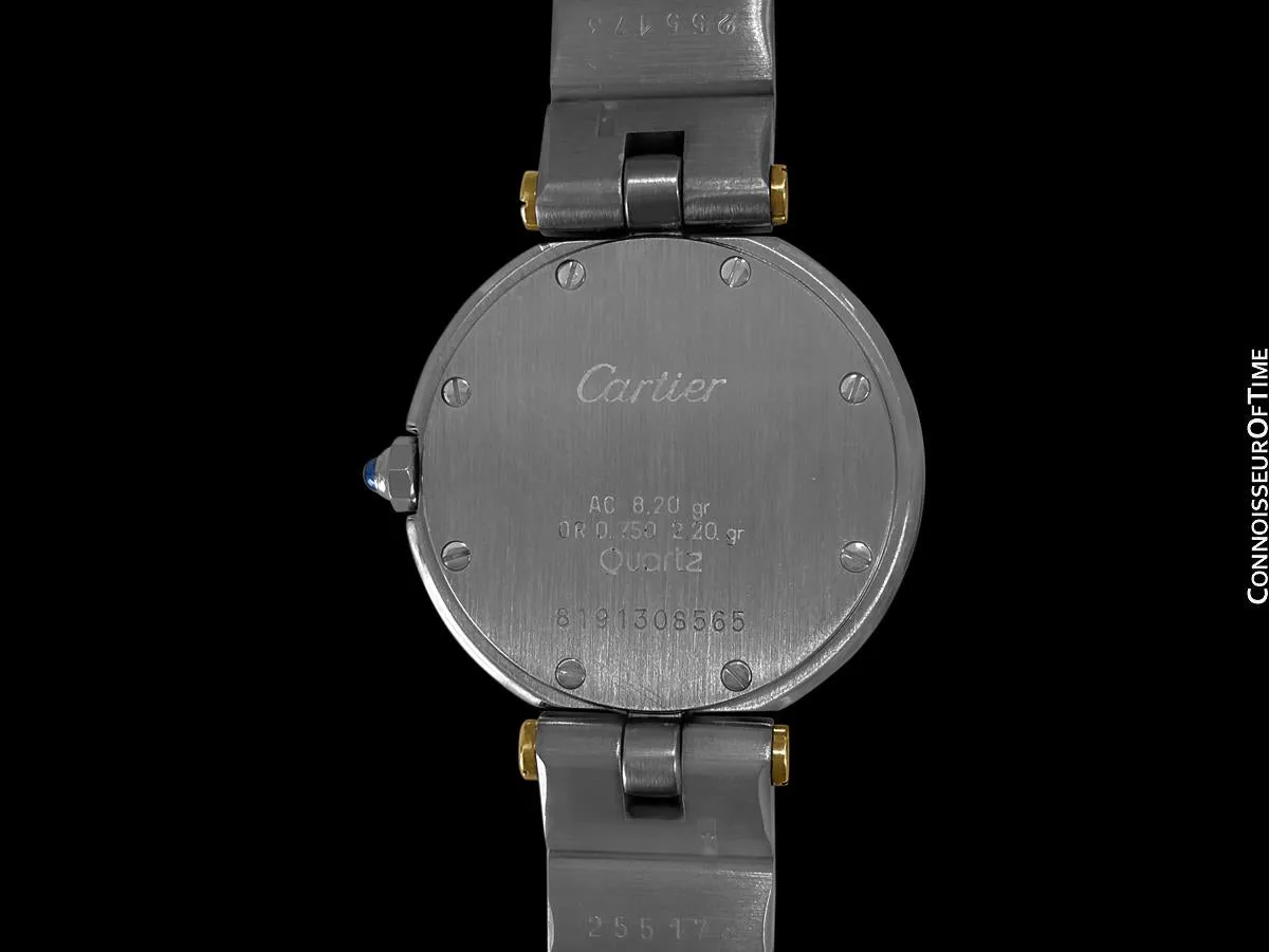 Cartier Santos Vendome Ladies Quartz Watch - Stainless Steel & 18K Gold