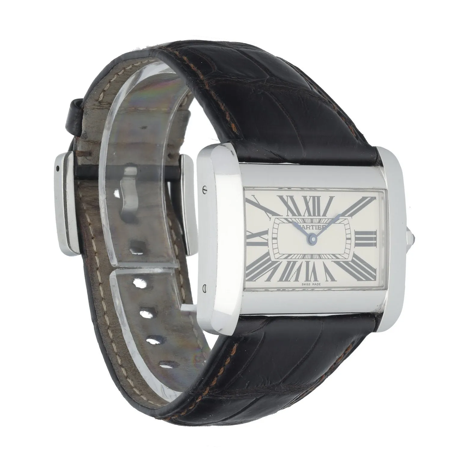 Cartier Tank Divan 2600 stainless steel Ladies Watch