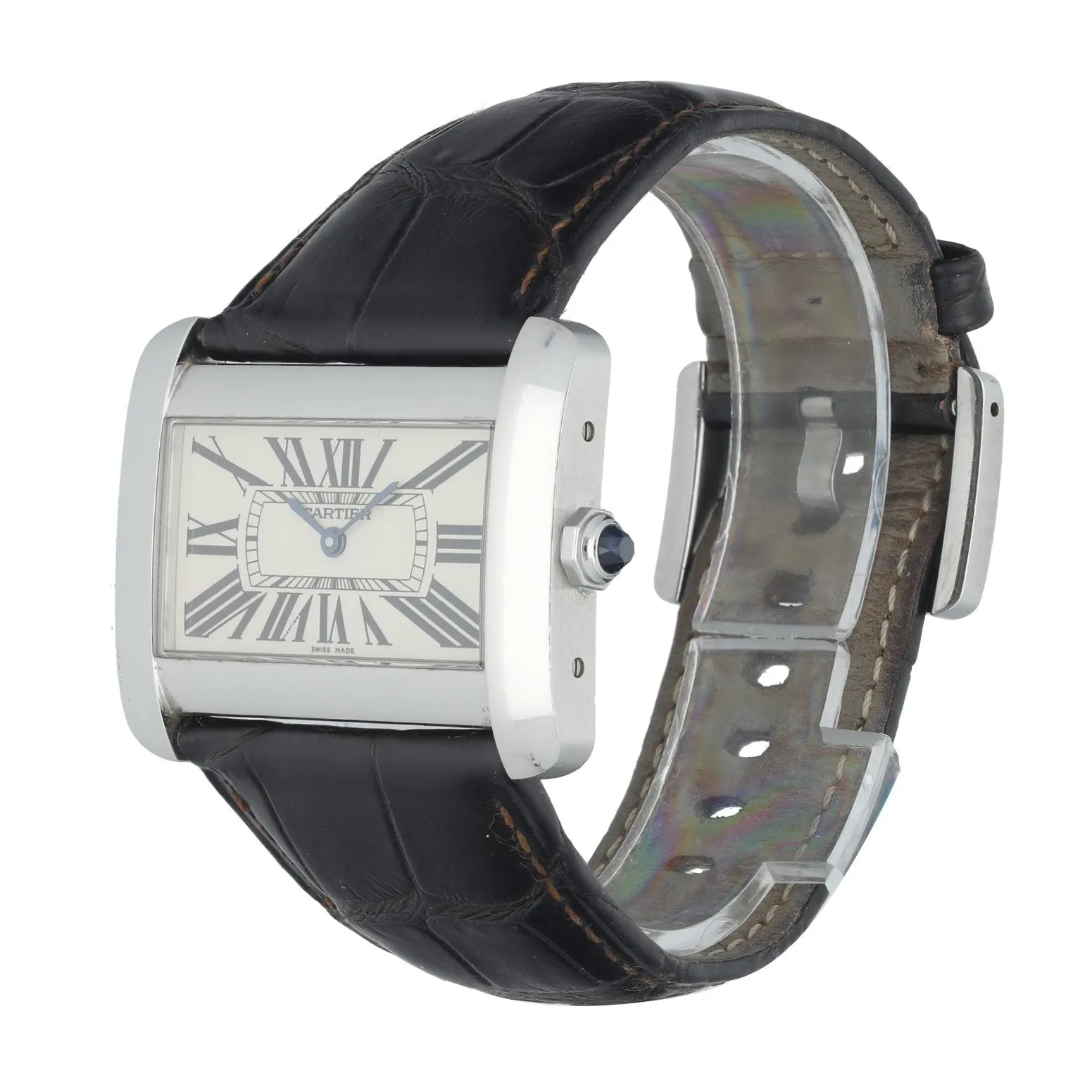 Cartier Tank Divan 2600 stainless steel Ladies Watch