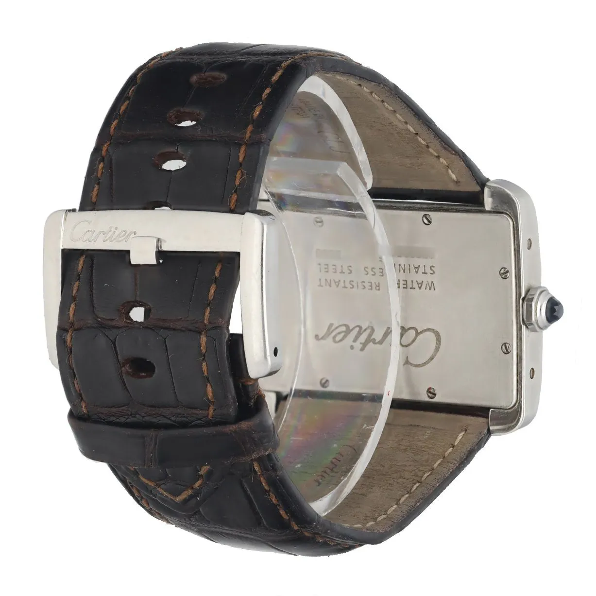 Cartier Tank Divan 2600 stainless steel Ladies Watch