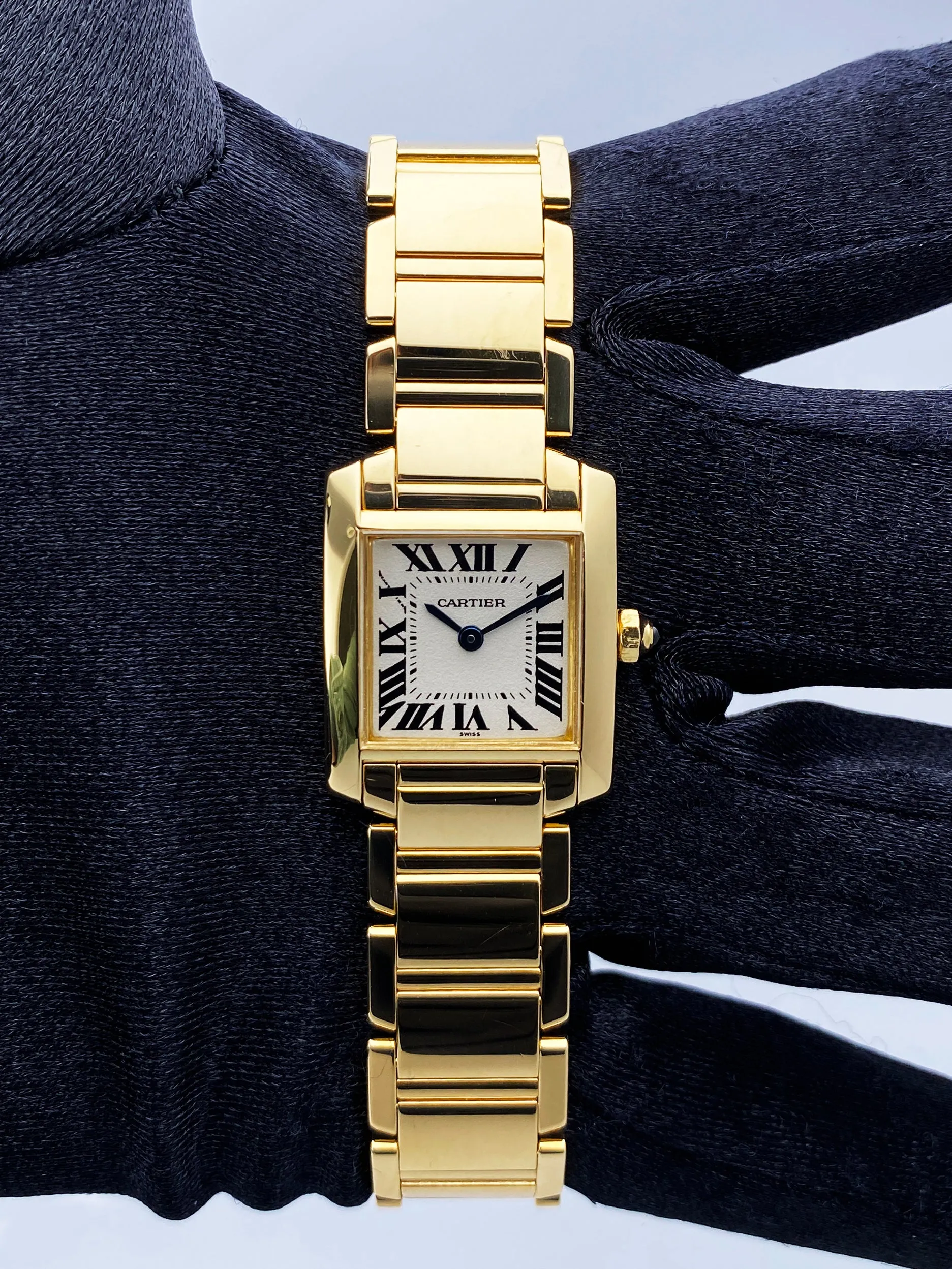 Cartier Tank Francaise W50002N2 Yellow Gold Ladies Watch