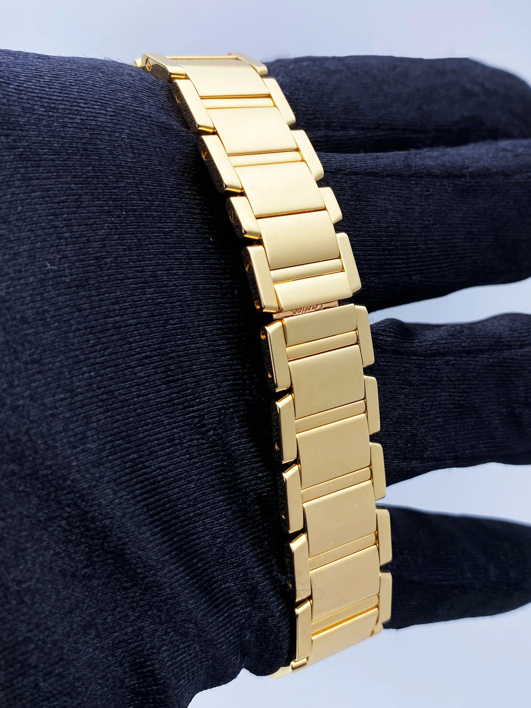 Cartier Tank Francaise W50002N2 Yellow Gold Ladies Watch