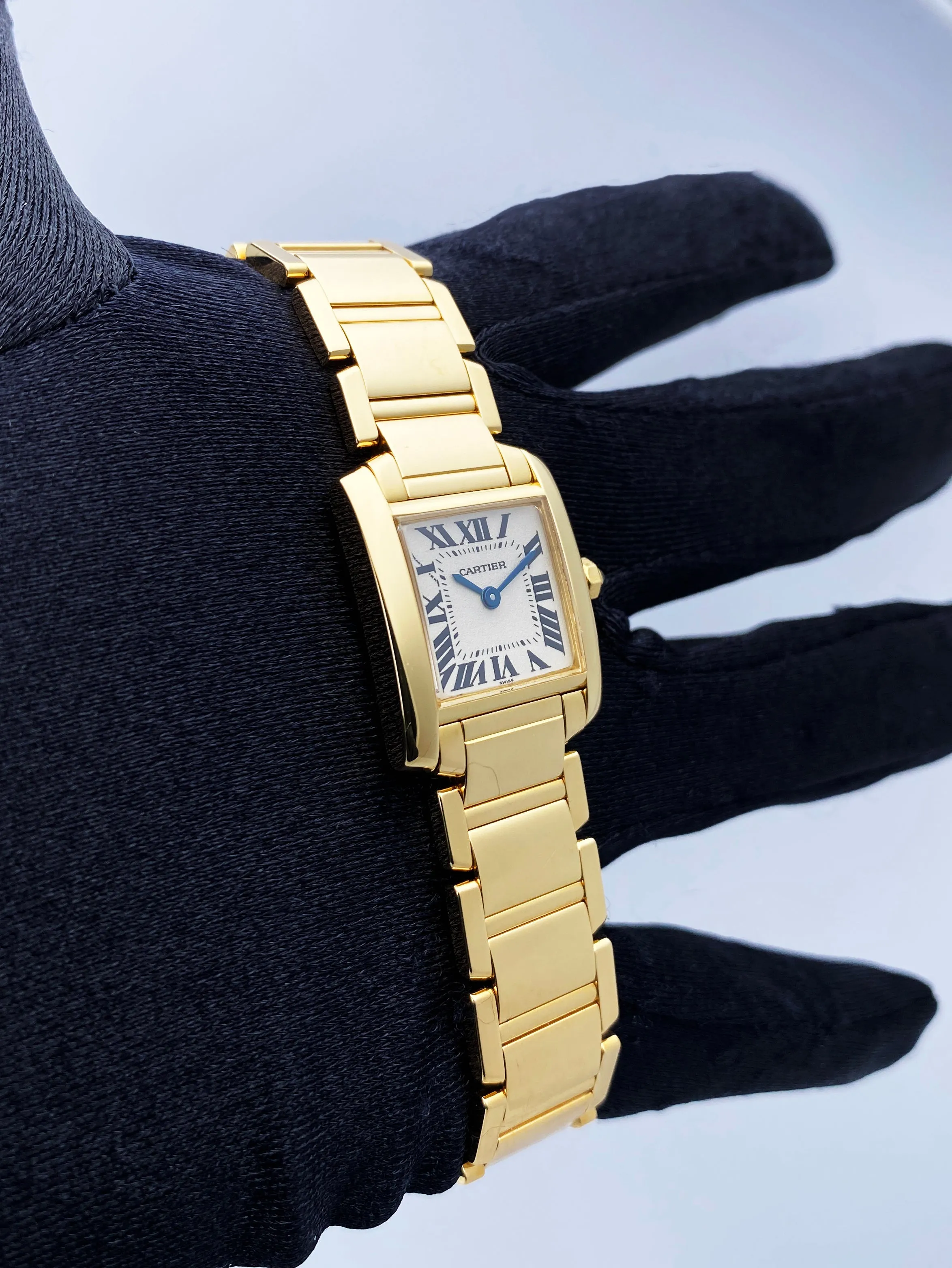 Cartier Tank Francaise W50002N2 Yellow Gold Ladies Watch