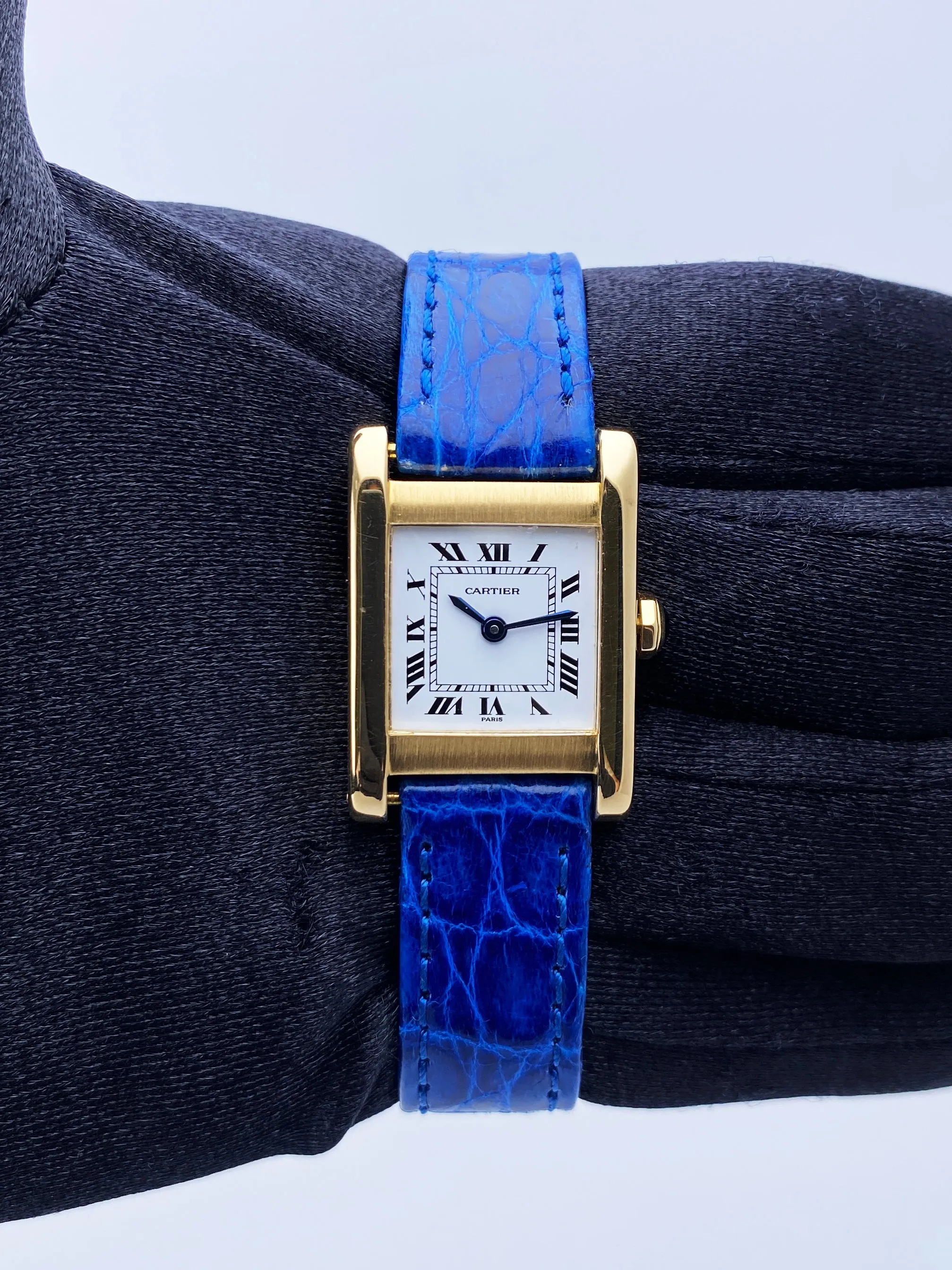 Cartier Tank Paris 18K Yellow Gold Ladies Watch