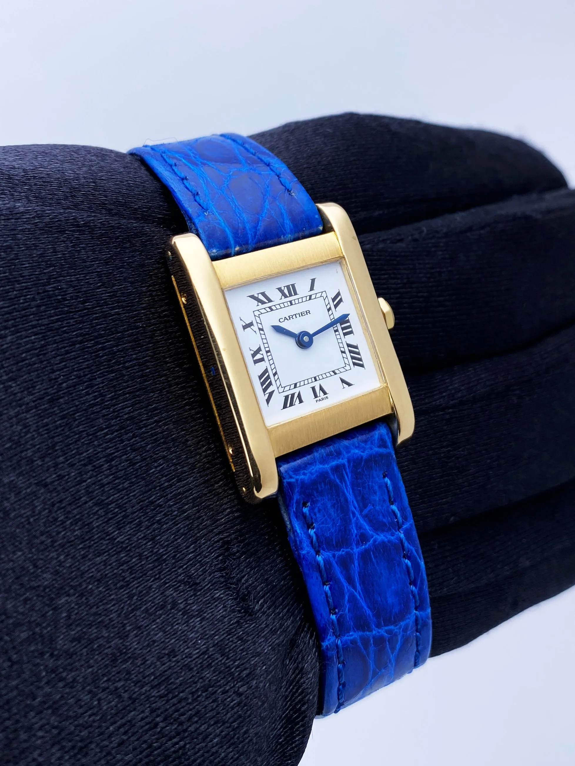 Cartier Tank Paris 18K Yellow Gold Ladies Watch