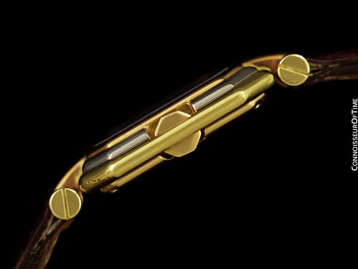Cartier Vendome Trinity Ceinture Ladies Solid 18K Gold Watch - Yellow, White & Rose Gold