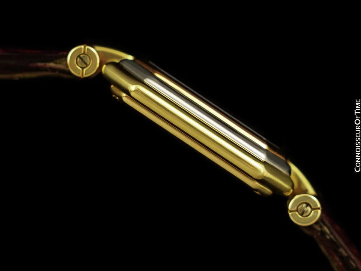 Cartier Vendome Trinity Ceinture Ladies Solid 18K Gold Watch - Yellow, White & Rose Gold