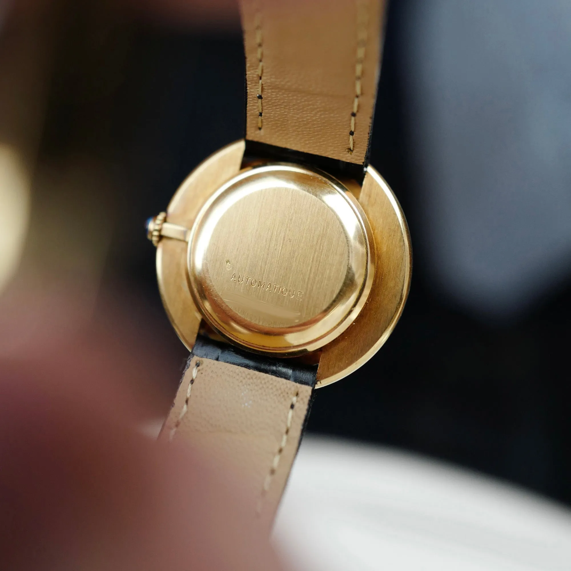 Cartier Yellow Gold Vendome Automatic Watch