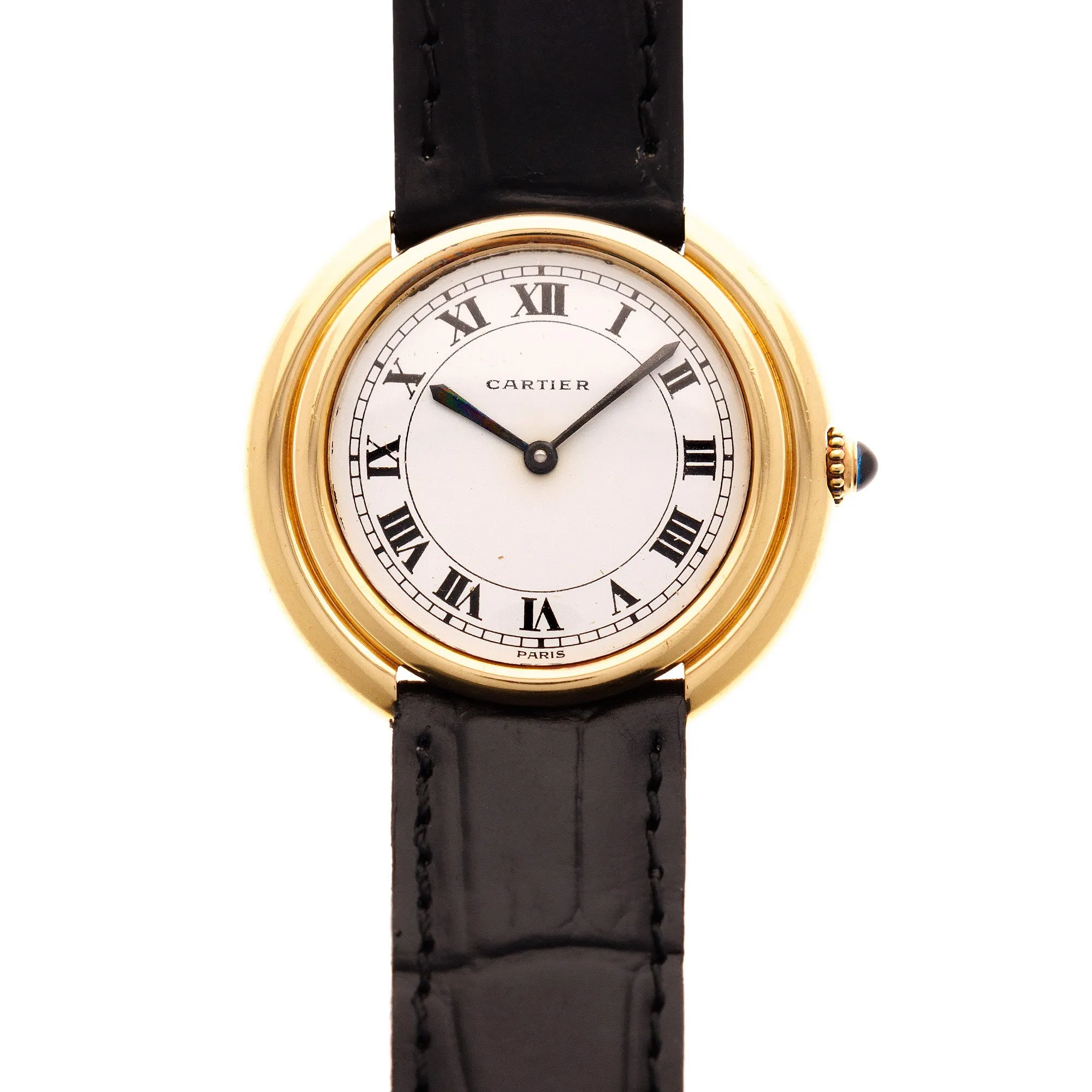 Cartier Yellow Gold Vendome Automatic Watch