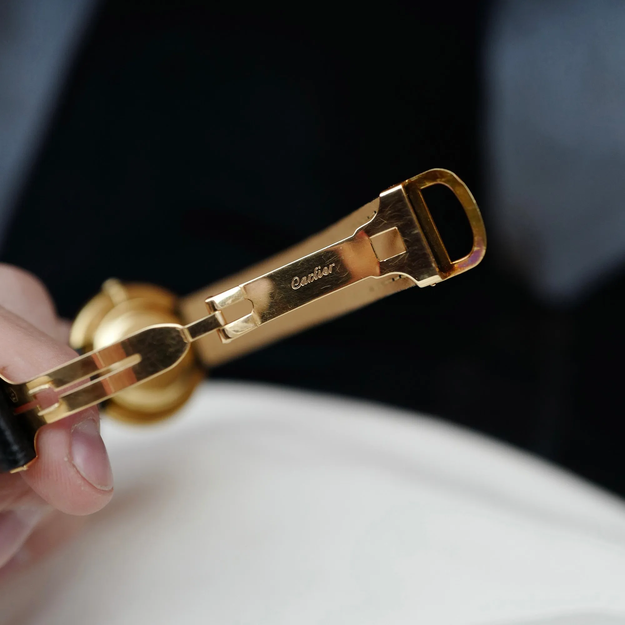 Cartier Yellow Gold Vendome Automatic Watch