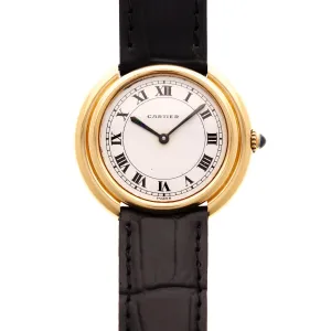 Cartier Yellow Gold Vendome Automatic Watch