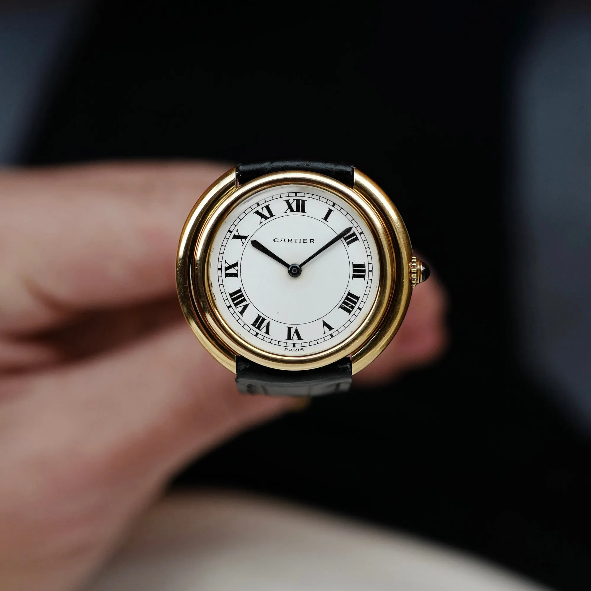 Cartier Yellow Gold Vendome Automatic Watch