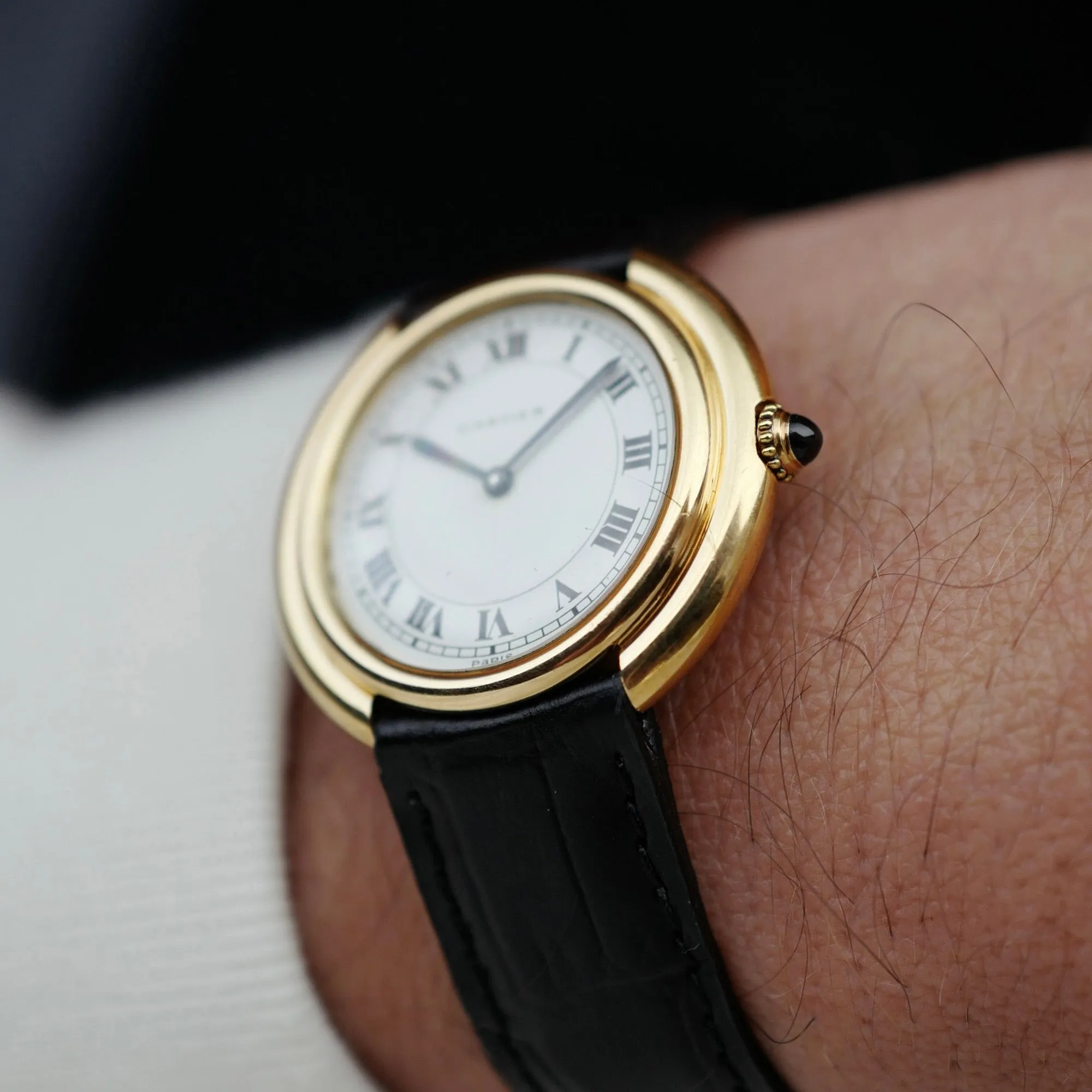 Cartier Yellow Gold Vendome Automatic Watch