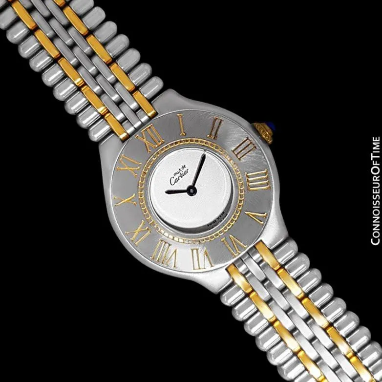 Cartier Must De 21C Ladies Watch - Stainless Steel & 18K Gold