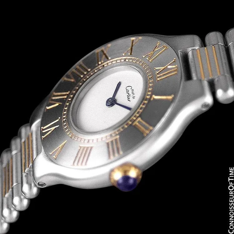 Cartier Must De 21C Ladies Watch - Stainless Steel & 18K Gold