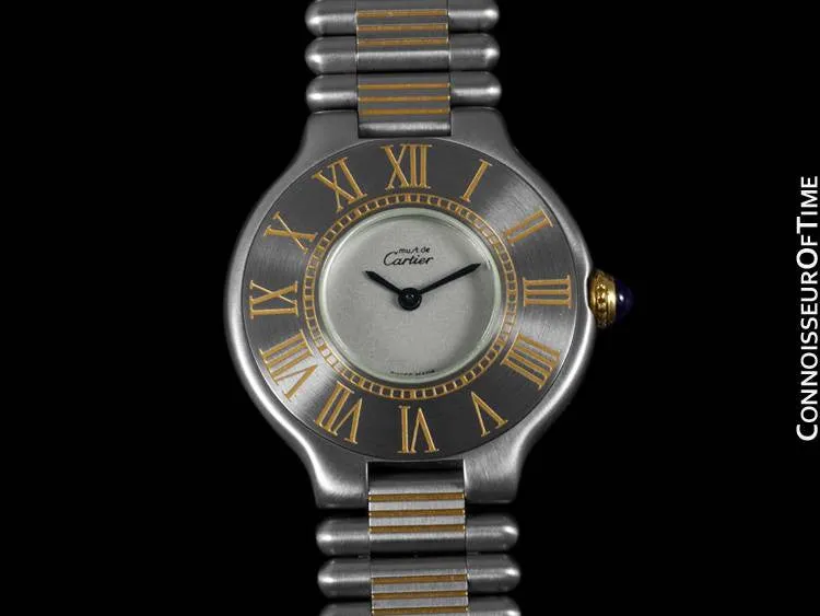 Cartier Must De 21C Ladies Watch - Stainless Steel & 18K Gold