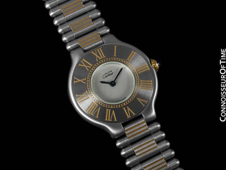 Cartier Must De 21C Ladies Watch - Stainless Steel & 18K Gold