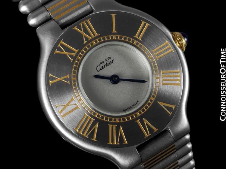 Cartier Must De 21C Ladies Watch - Stainless Steel & 18K Gold