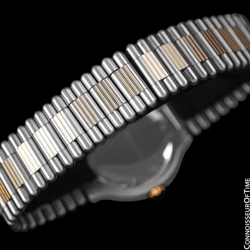 Cartier Must De 21C Mens Midsize Unisex Watch - Stainless Steel & 18K Gold
