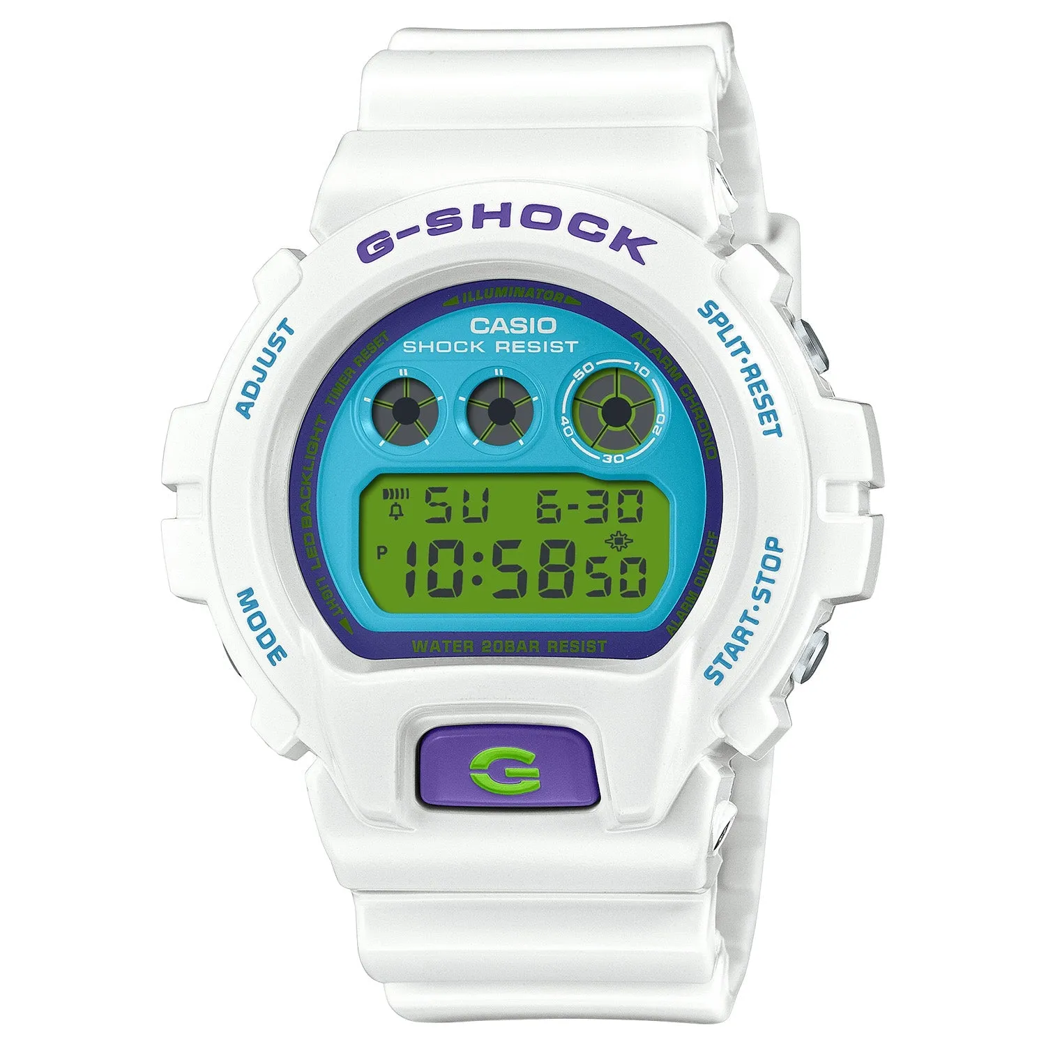 Casio G-Shock 6900 White DW6900RCS-7
