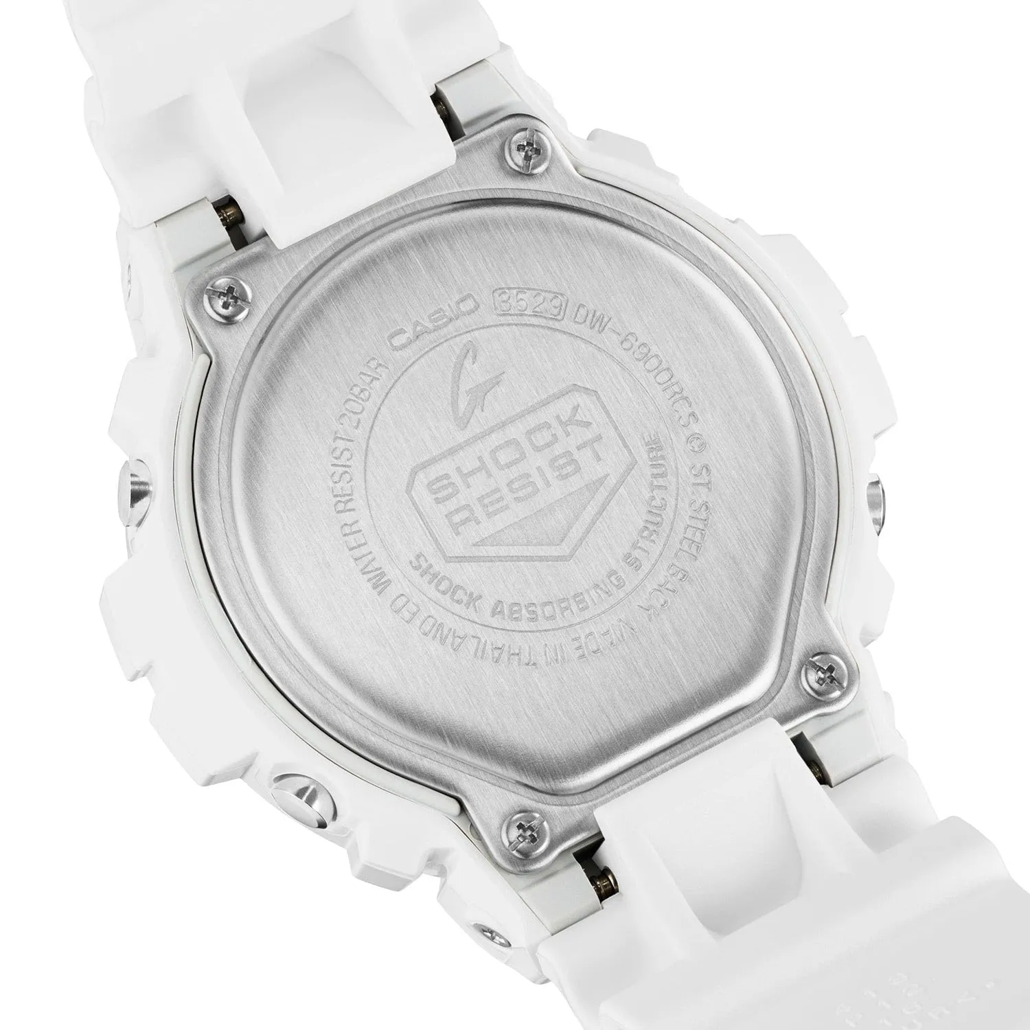 Casio G-Shock 6900 White DW6900RCS-7