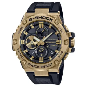 Casio G-Shock B100 G-Steel Black Gold GSTB100GB-1A9