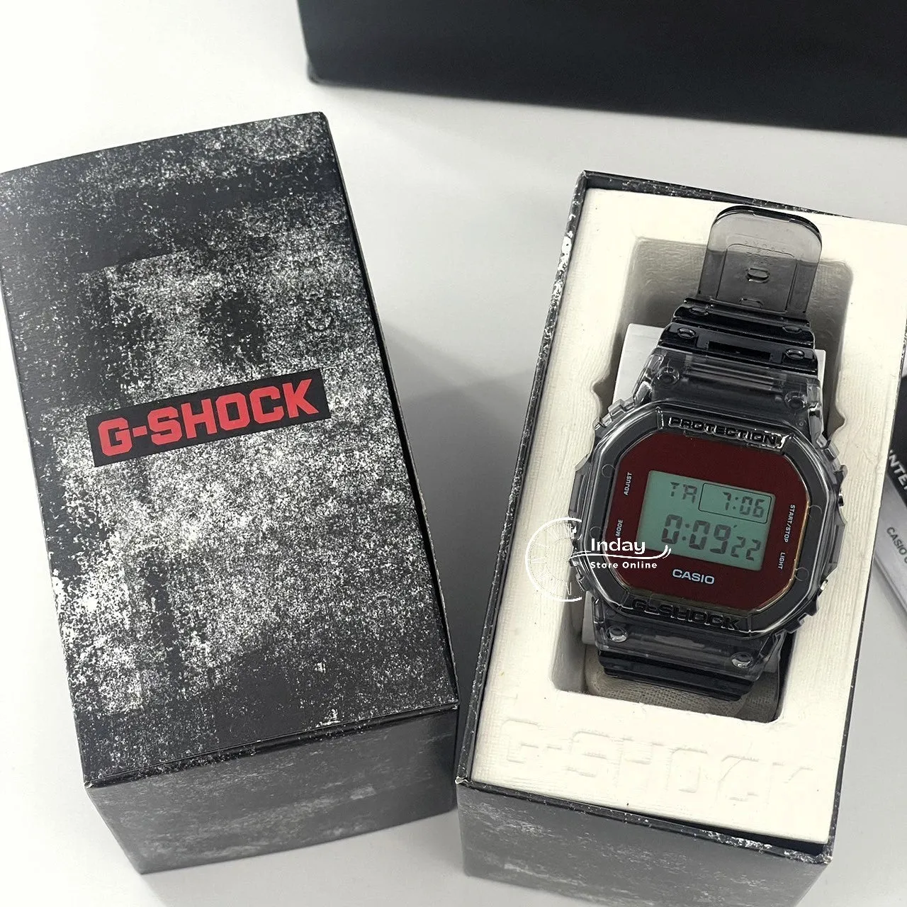 Casio G-Shock Men's Watch DW-5600TLS-8 Resin Band Mineral Glass Shock Resistant