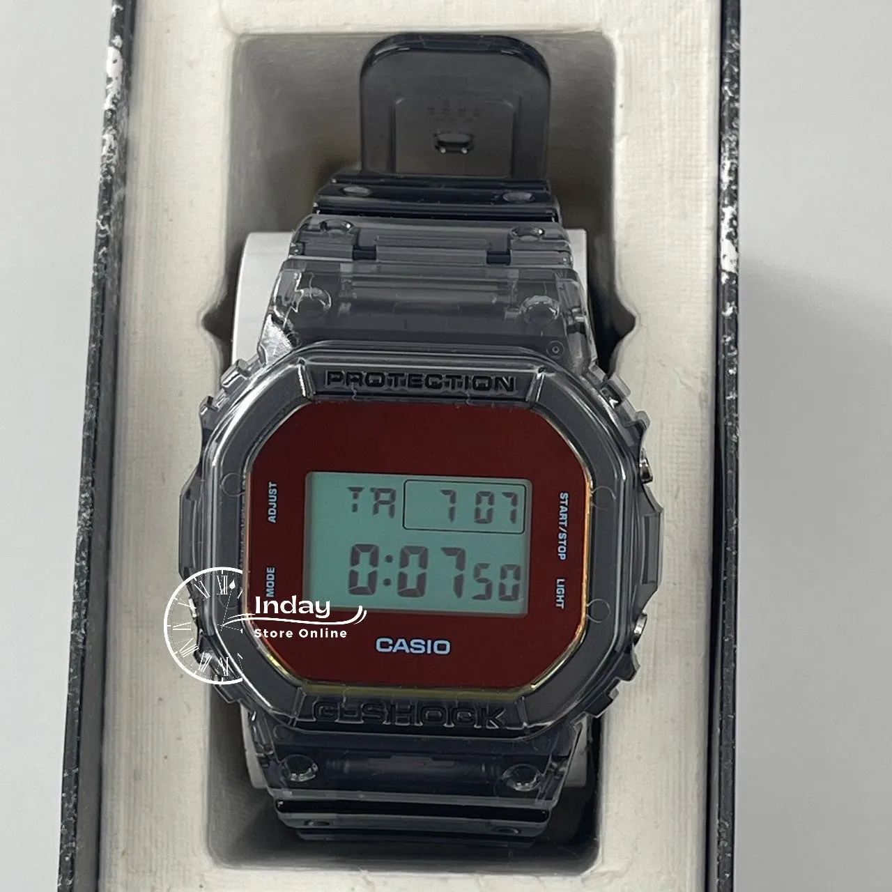 Casio G-Shock Men's Watch DW-5600TLS-8 Resin Band Mineral Glass Shock Resistant