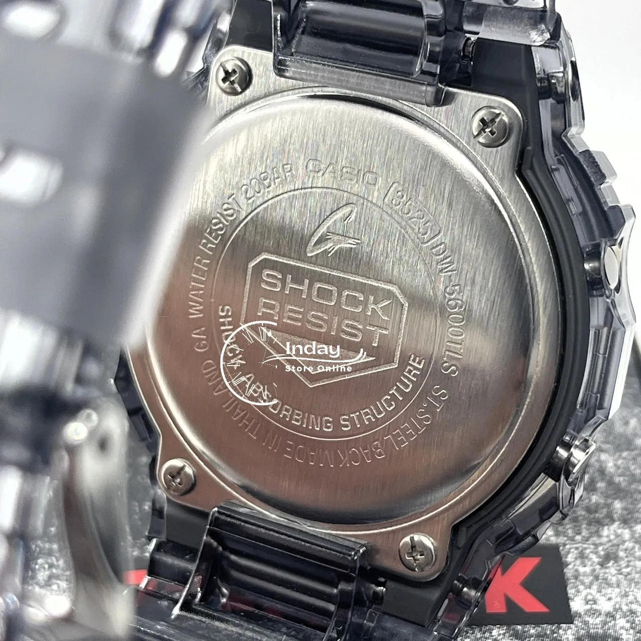 Casio G-Shock Men's Watch DW-5600TLS-8 Resin Band Mineral Glass Shock Resistant