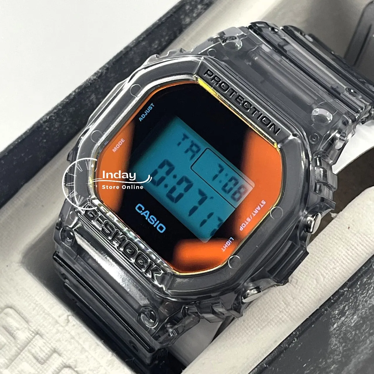 Casio G-Shock Men's Watch DW-5600TLS-8 Resin Band Mineral Glass Shock Resistant