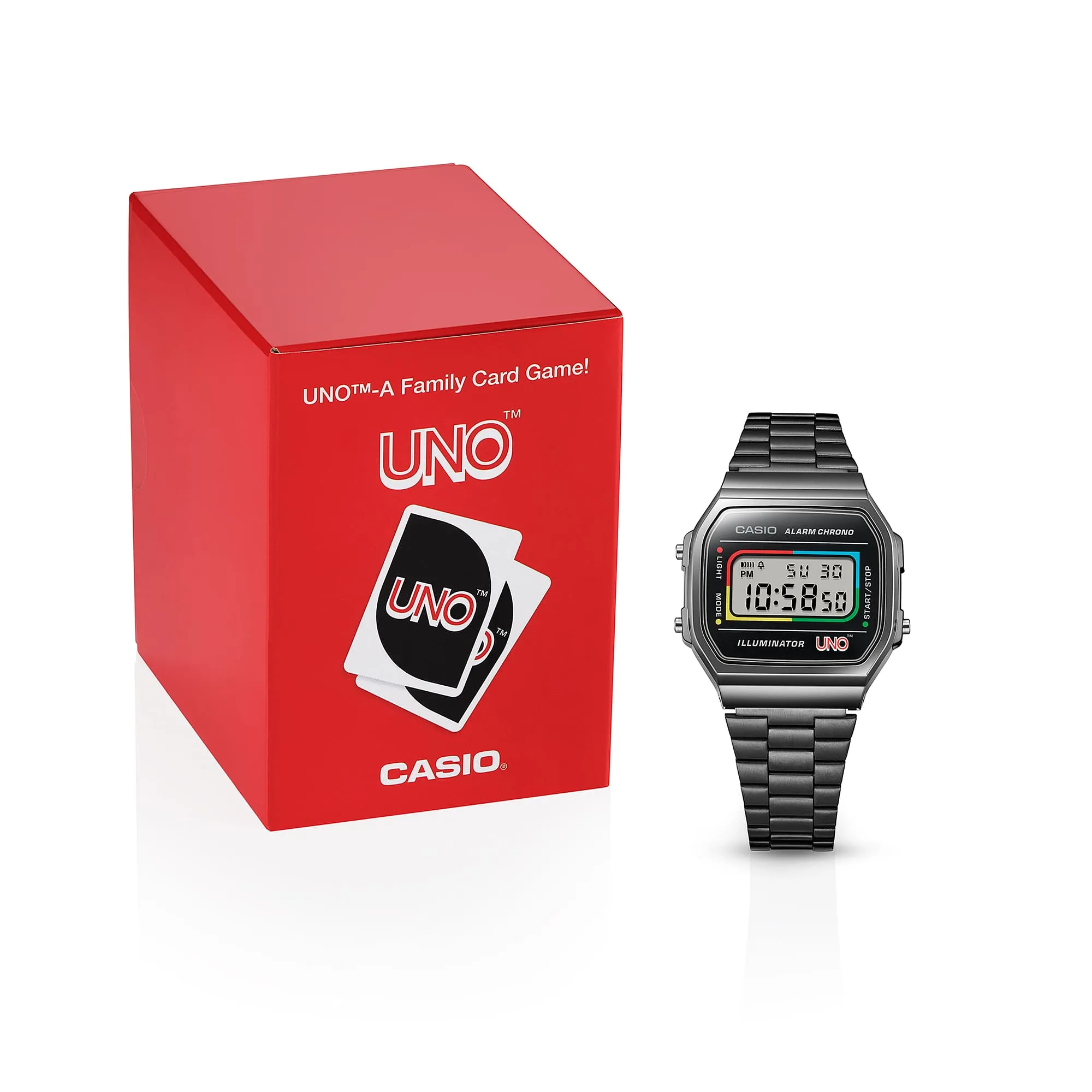 Casio  UNO™  Collaboration Watch A168WEUC-1A