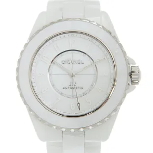 Chanel J12 Phantom White Dial Ladies Watch H6186