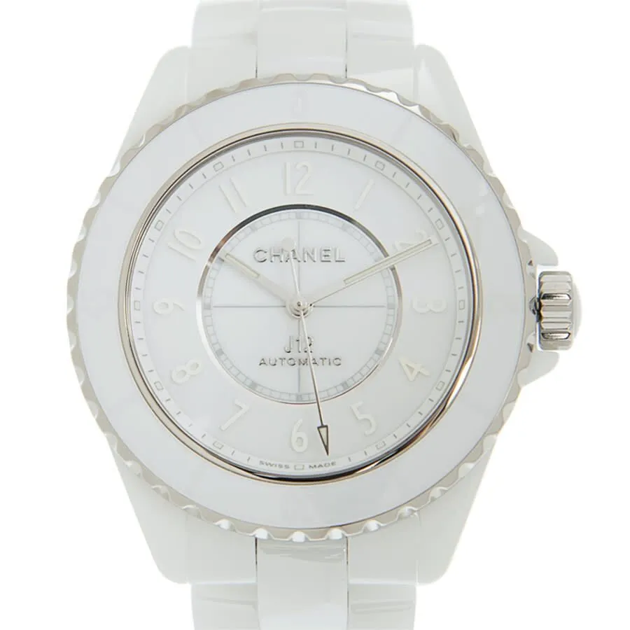 Chanel J12 Phantom White Dial Ladies Watch H6186