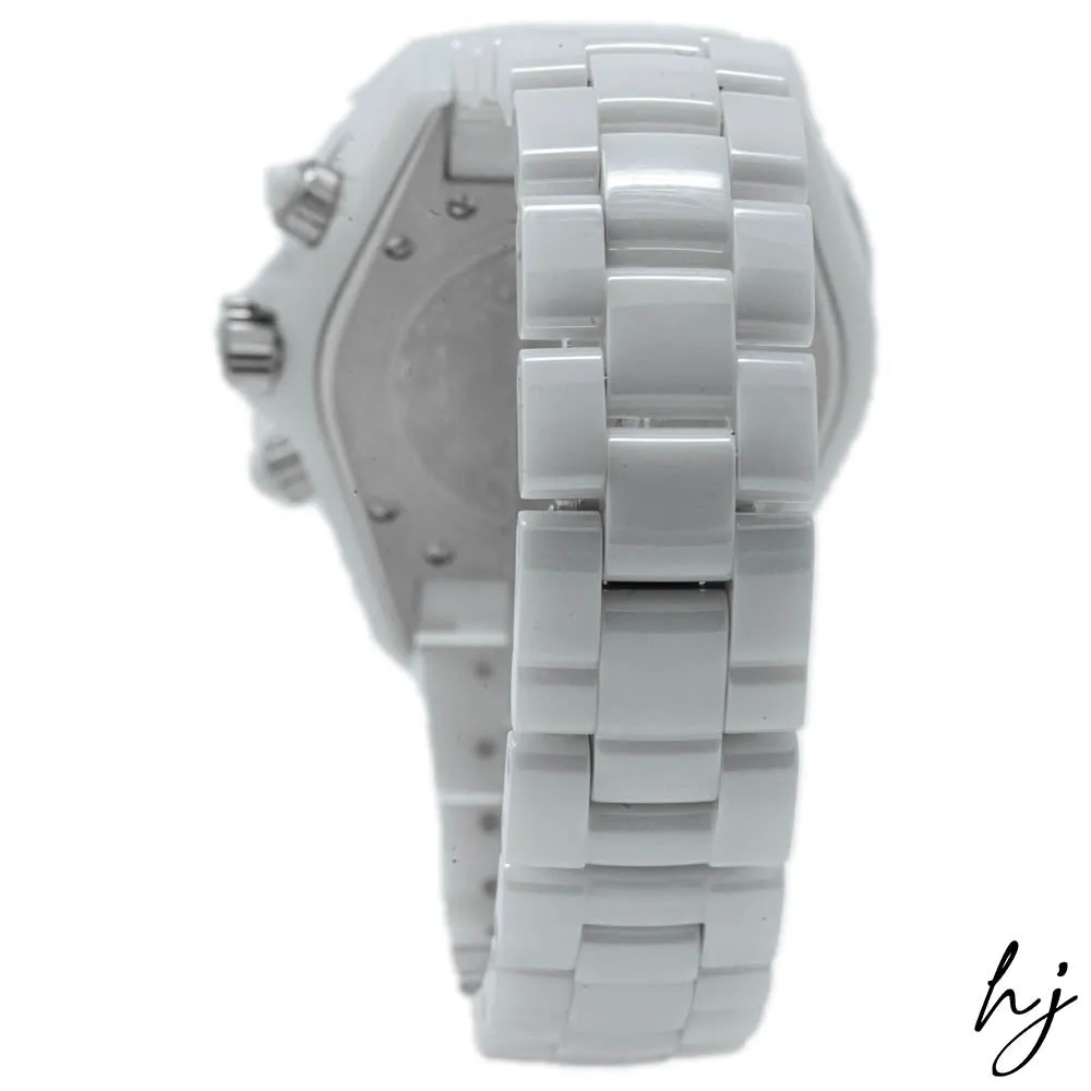 Chanel Ladies J12 White Ceramic 41mm White Arabic Dial Watch Reference #: H1007