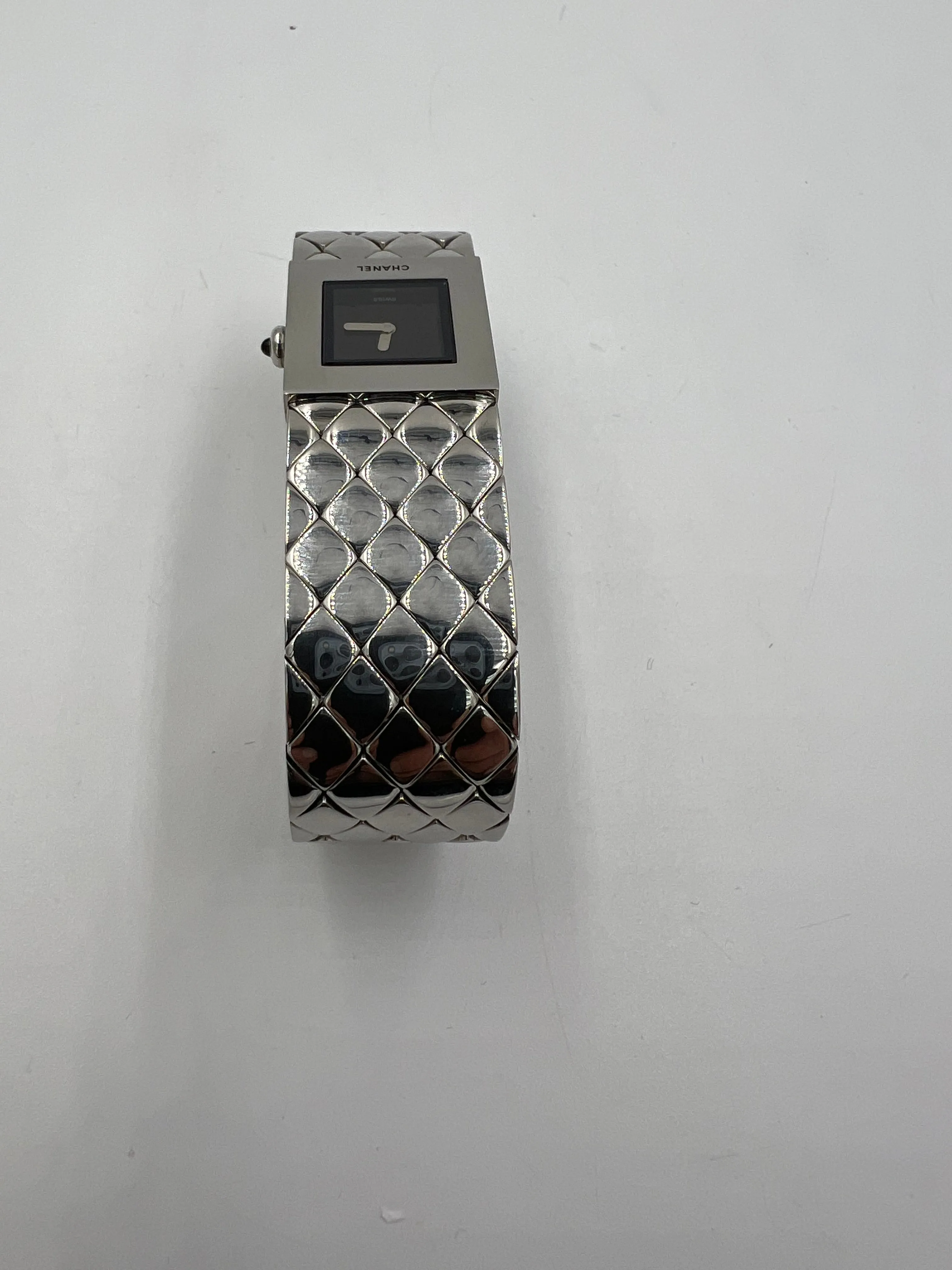 Chanel Matelasse Quilted Stainless Steel Wristwatch
