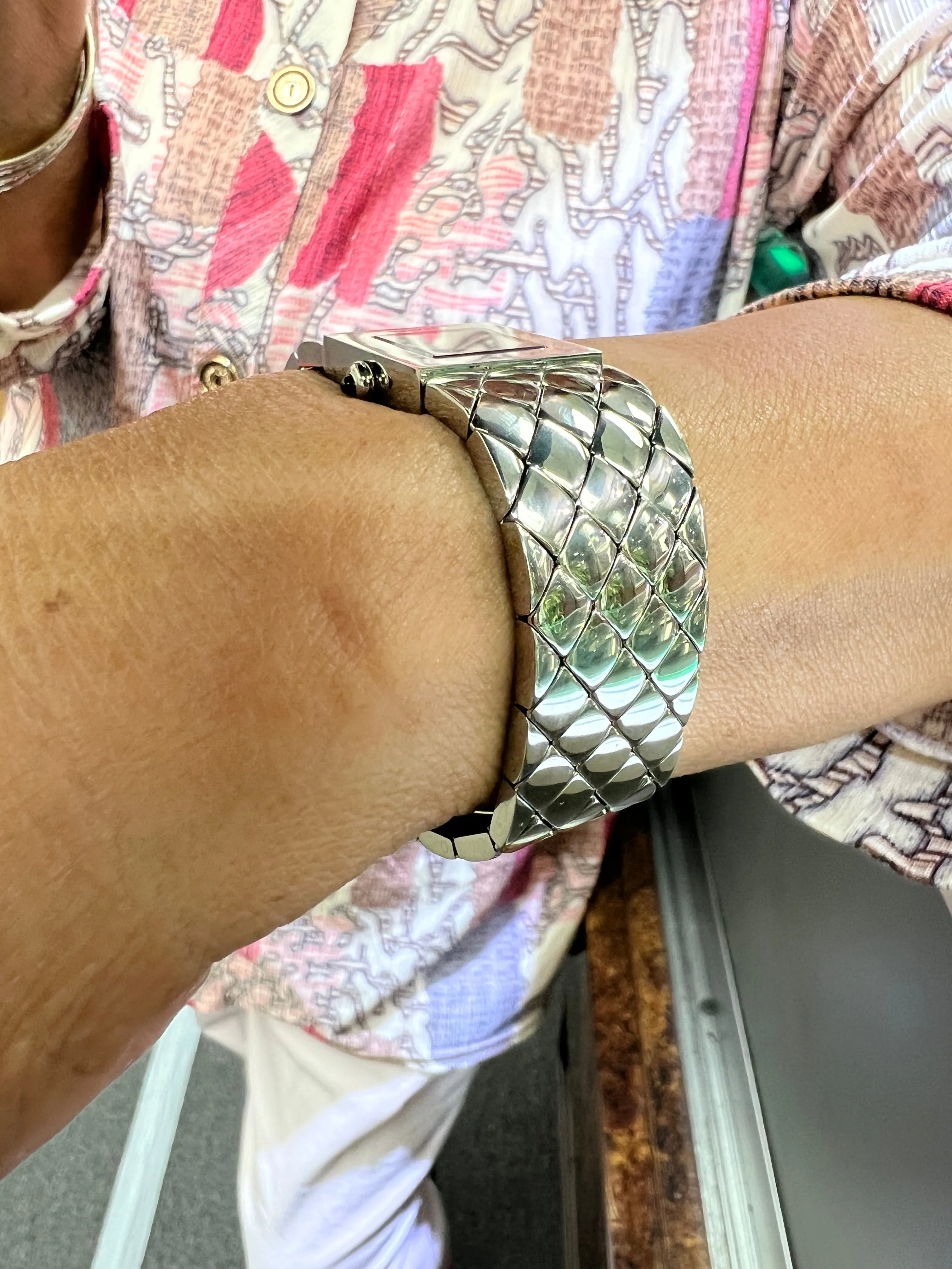 Chanel Matelasse Quilted Stainless Steel Wristwatch