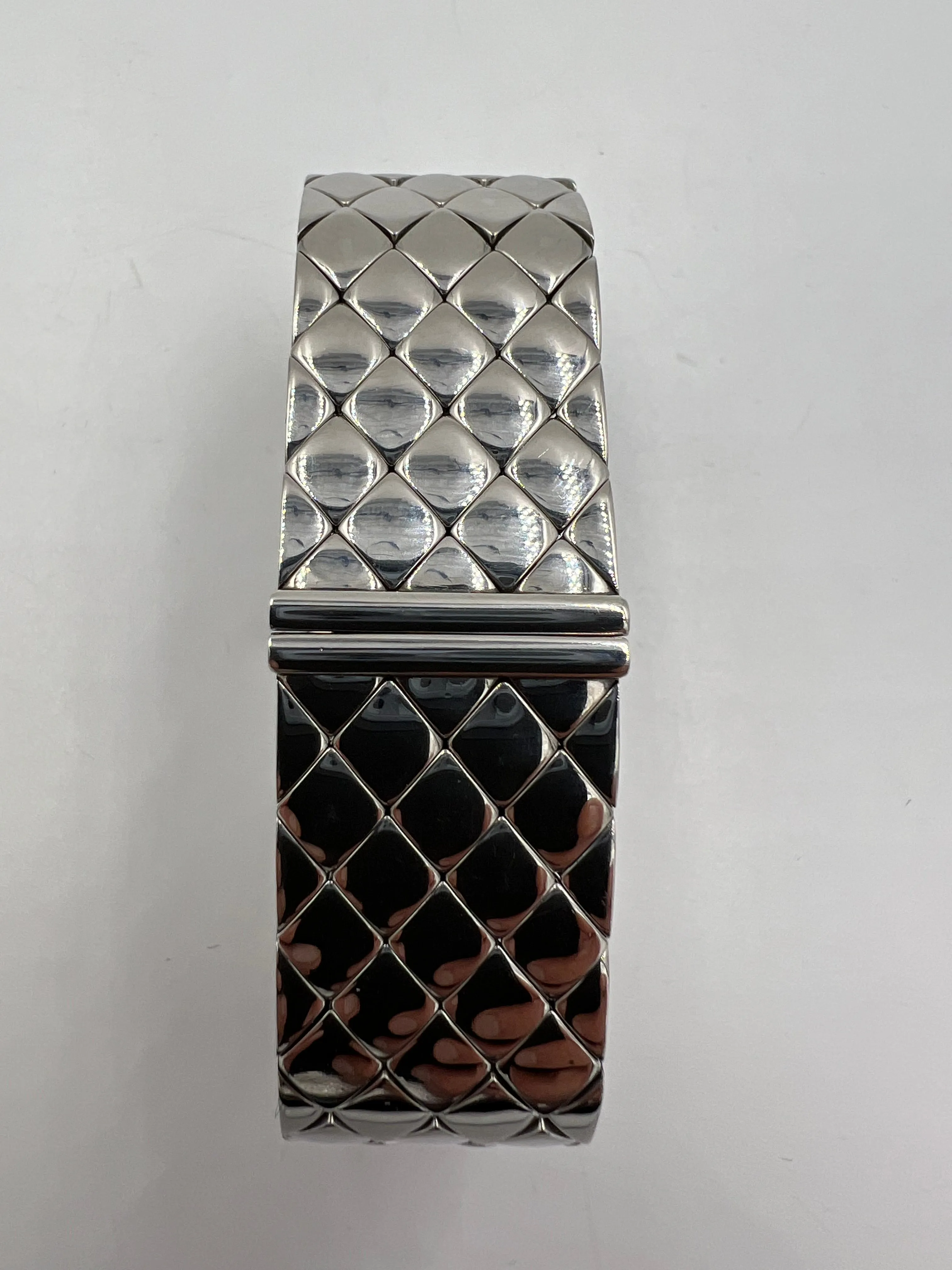 Chanel Matelasse Quilted Stainless Steel Wristwatch