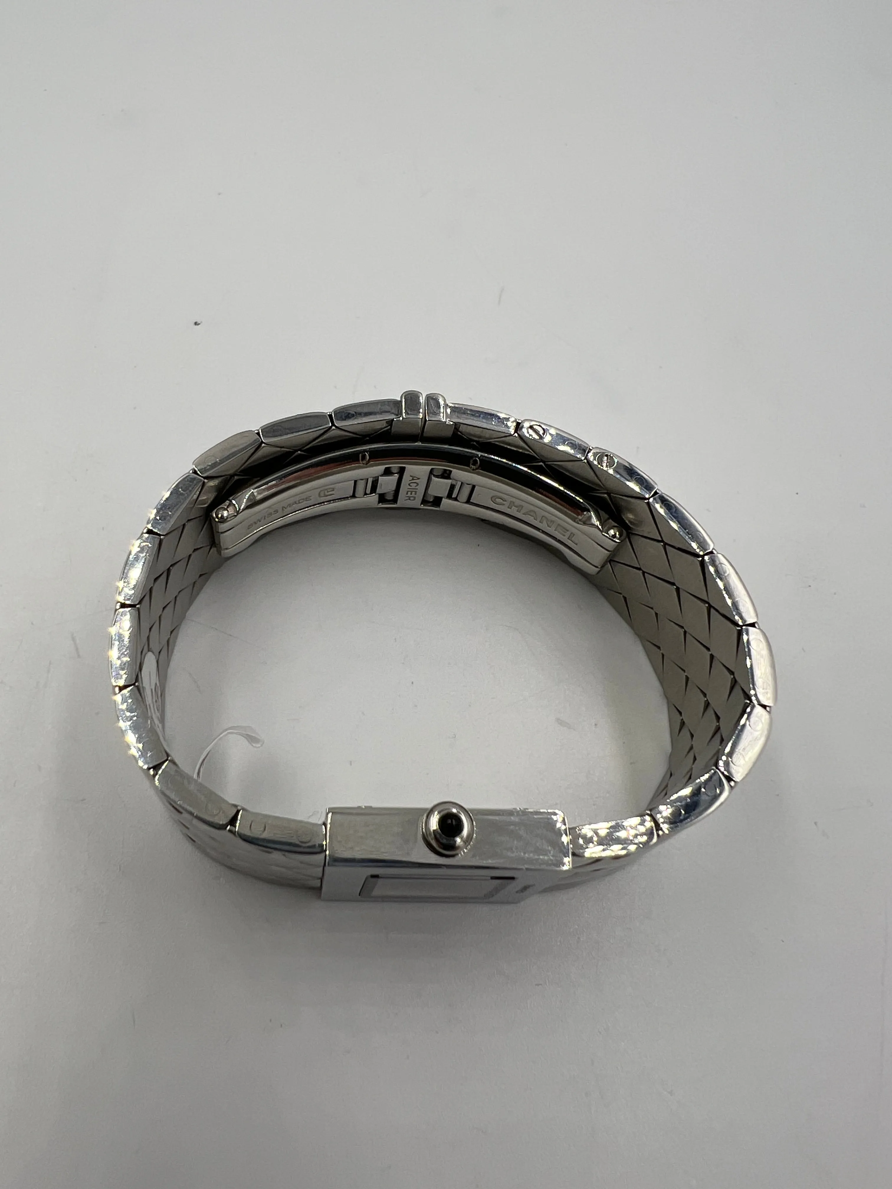 Chanel Matelasse Quilted Stainless Steel Wristwatch