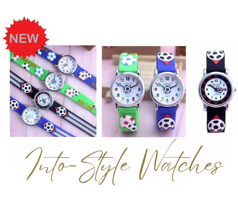 Character 3D Silicone Watch Soccer