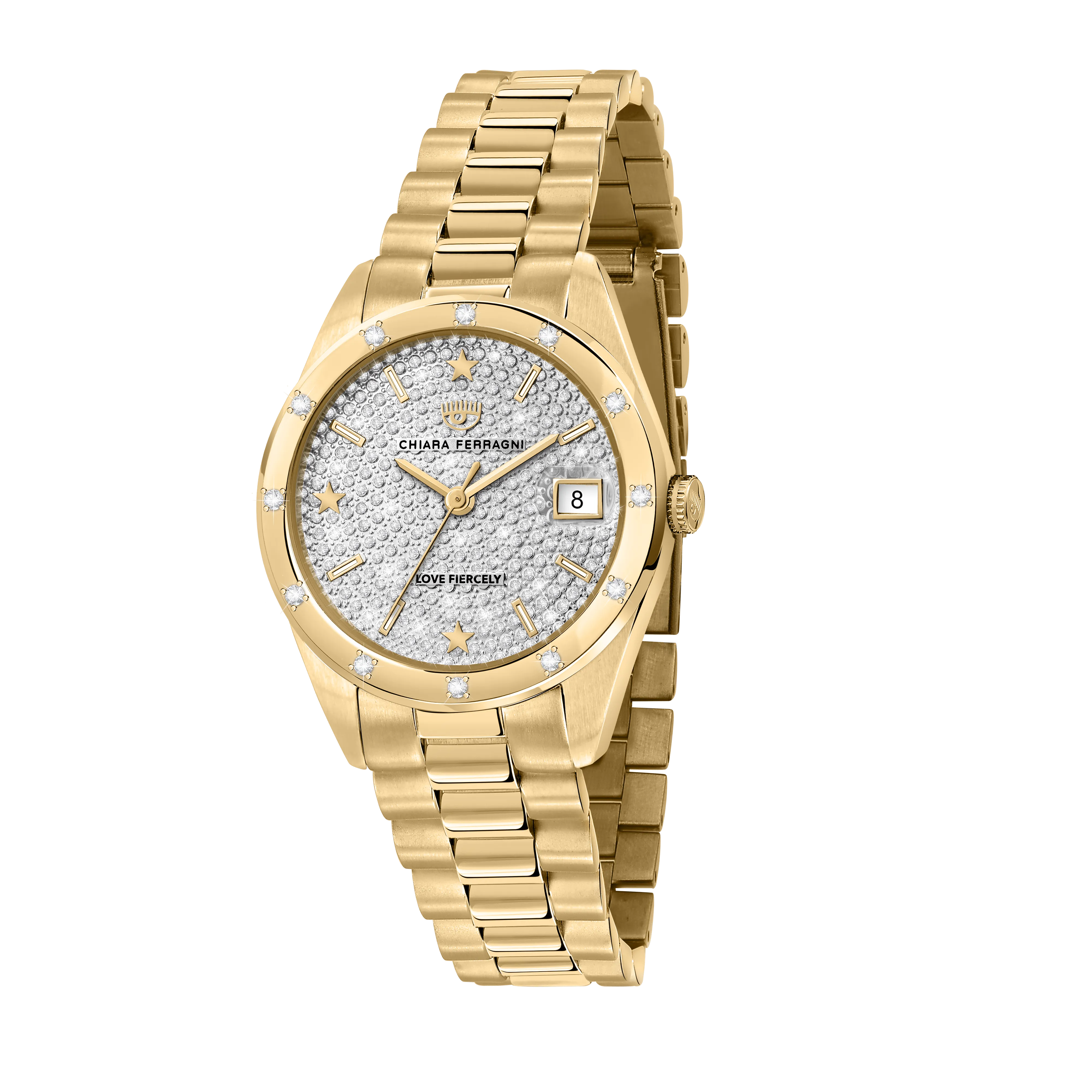 Chiara Ferragni Everyday Gold Glitter Watch