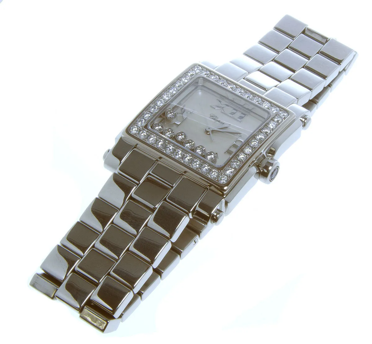 Chopard Happy Sport Square with Diamond Bezel