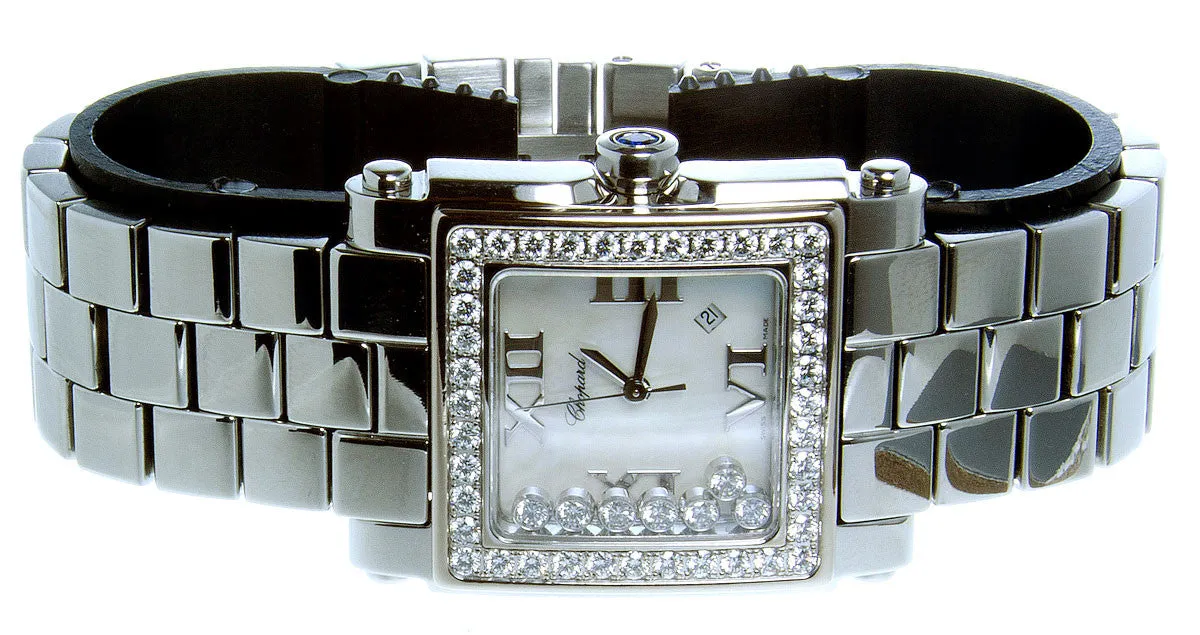 Chopard Happy Sport Square with Diamond Bezel