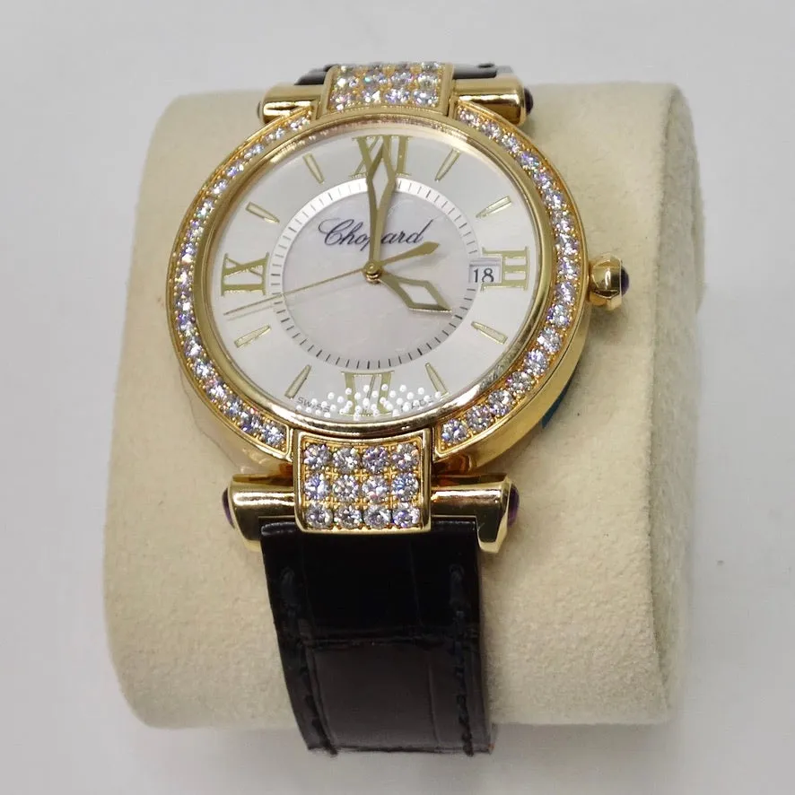Chopard Imperiale Quartz 36mm Yellow Gold Diamond Watch