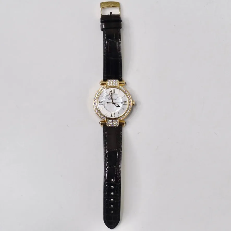 Chopard Imperiale Quartz 36mm Yellow Gold Diamond Watch