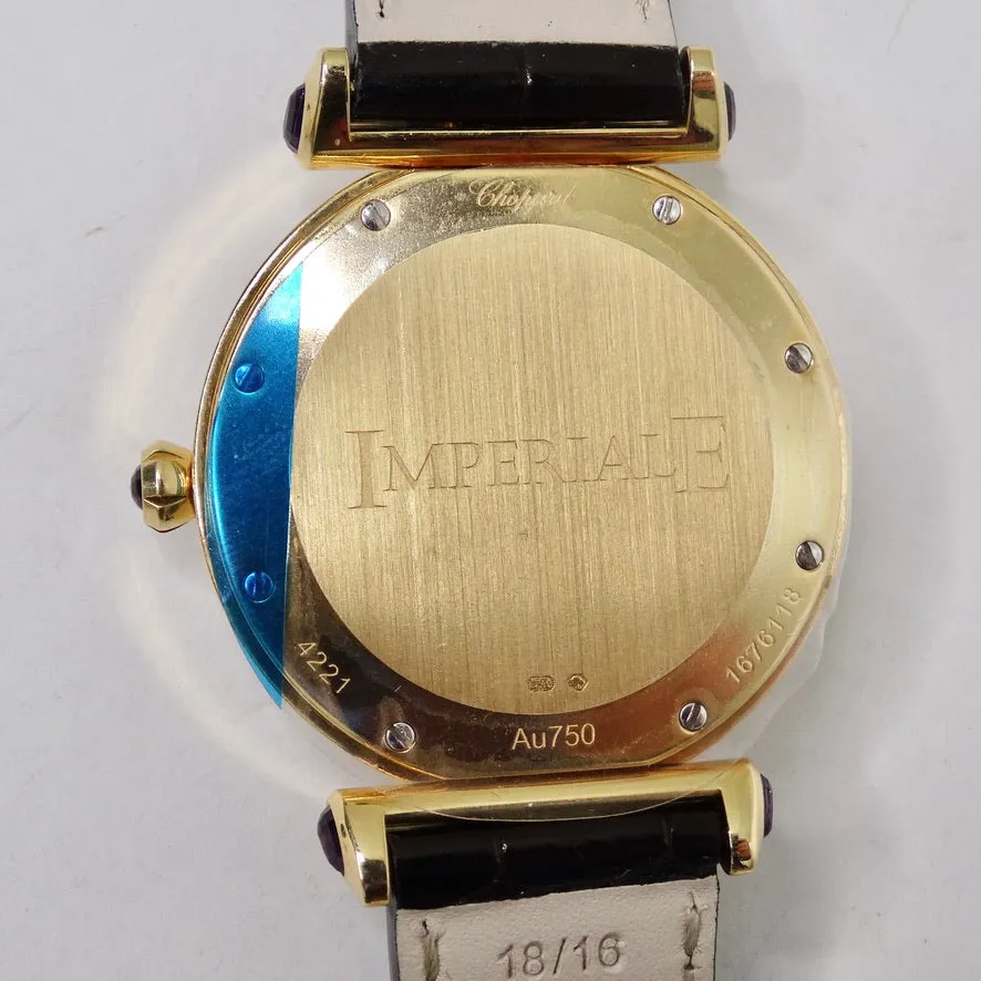 Chopard Imperiale Quartz 36mm Yellow Gold Diamond Watch